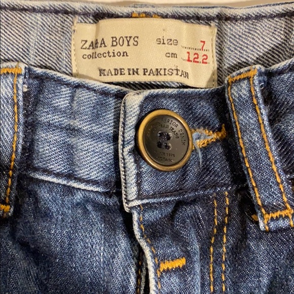 Zara distressed and patched jeans, size 7 - Picture 4 of 7